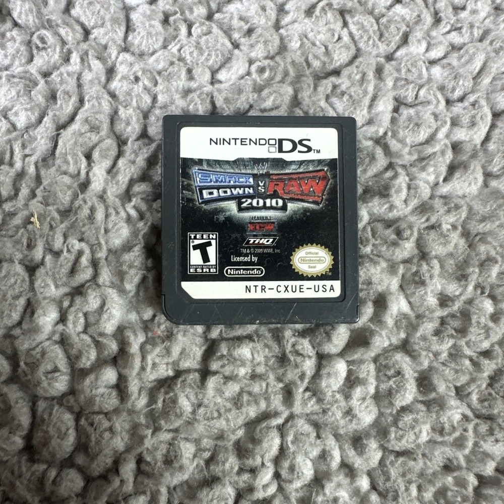 WWE SmackDown vs. Raw 2010 Featuring ECW (Nintendo DS, 2009)(TESTED)